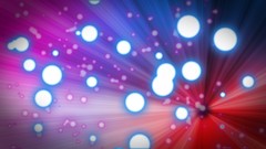 Blue red multicolor bubbles