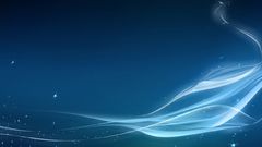 Blue Ribbons abstract