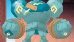 Blue Robots Pokemon Golem digital art