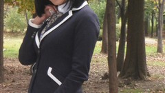 Blue school asians tan models black hair Korean Ryu Ji Hye