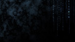 Blue science fiction binary