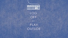 Blue simple Computers Internet keyboards facebook imac Keep 