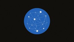 Blue simple Constellation circles NASA minimalistic