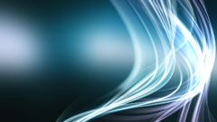 Blue smoke abstract mist