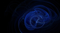 Blue smoke abstract Swirl
