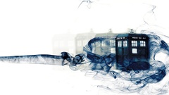 Blue smoke tardis Doctor