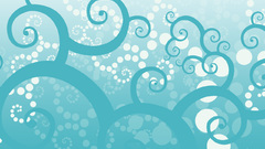 Blue spiral random design