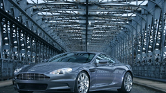 Blue Sports Car grey