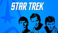 Blue Star Trek spock James T. Kirk Star Trek logos Leonard McCoy