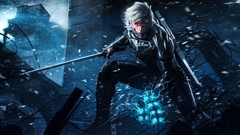 Blue Swords Raiden video games metal gear rising revengeance 