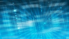 Blue Techno abstract lines Speed warp