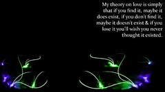 Blue text Green Quotes