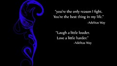 Blue text minimalistic Quotes