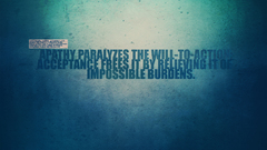 Blue text Typography motivation