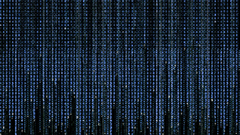 Blue the matrix code