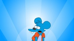 Blue The Simpsons cartoons TV series Itchy and Scratchy