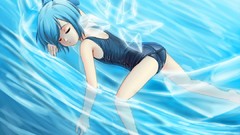 Blue touhou cirno Fairies