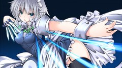 Blue touhou maids blue