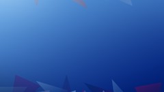 Blue triangles abstract shapes Graphic Design