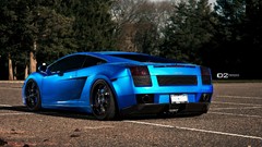 Blue tuning cars wheels Lamborghini lamborghini gallardo