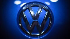 Blue Volkswagen logos