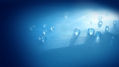 Blue water drops digital art
