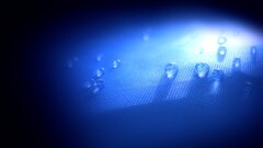 blue water drops liquid gradient