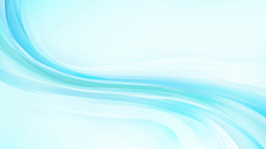 Blue wave white abstract