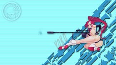 Blue weapons Anime sniper legs tengen toppa gurren lagann 