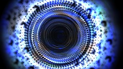 Blue wheel circles Cameras burning depth of field cricle