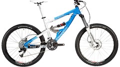 Blue white bike blade solid Bicycles starter