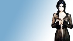 Blue white Celebrity see-through