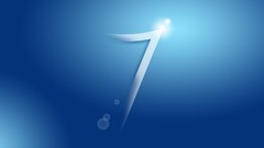 Blue windows 7