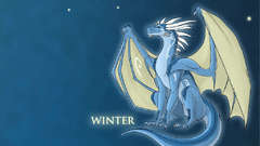 Blue winter Dragons