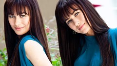 Blue woman Actress olga kurylenko