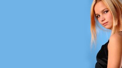 Blue woman blondes teen