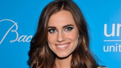 Blue woman brunettes allison williams