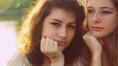 Blue woman dragonfly brunettes models