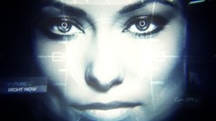 Blue woman Monitor Olivia Wilde faces alert Photo manipulation 