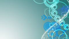 Blue wonder illusion abstract