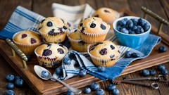 Blueberries cakes desserts