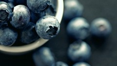 Blueberries fruits blueberry depth of field