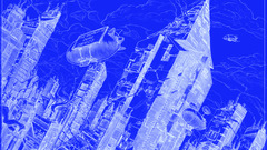 Blueprint City blue cityscapes