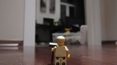 Blurred Legos minifig