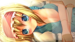 Blush anime girls blue eyes short hair touhou alice margatroid 