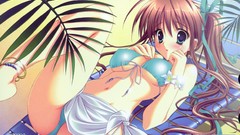 Blush anime girls nagase minato cleavage bikini scans erect 