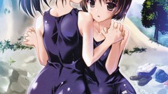 Blush anime girls original characters scans swimsuits school 