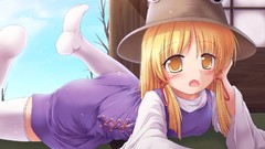 Blush anime girls touhou moriya suwako