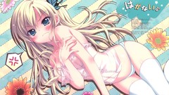 Blush long hair anime girls boku wa tomodachi ga sukunai 