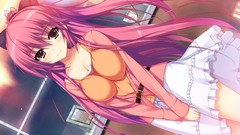 Blush long hair anime girls tomose shunsaku game cg redheads 